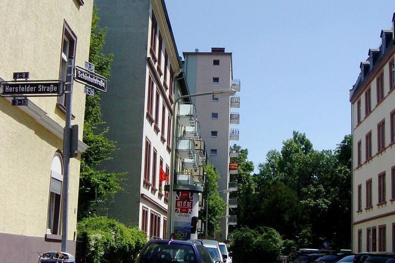 Umzug Bockenheim: Wohngebiet Schönhofstraße