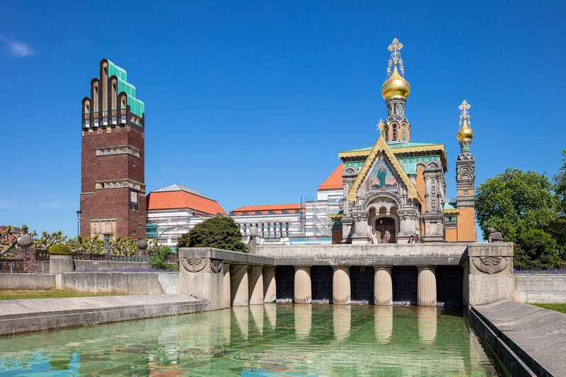 Hochzeitsturm auf der Mathildenhöhe in Darmstadt