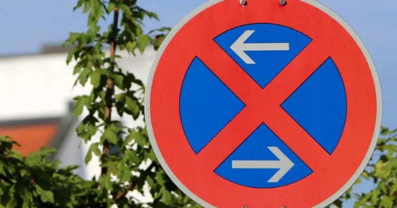 Einrichtung eines Halteverbots für den LKW