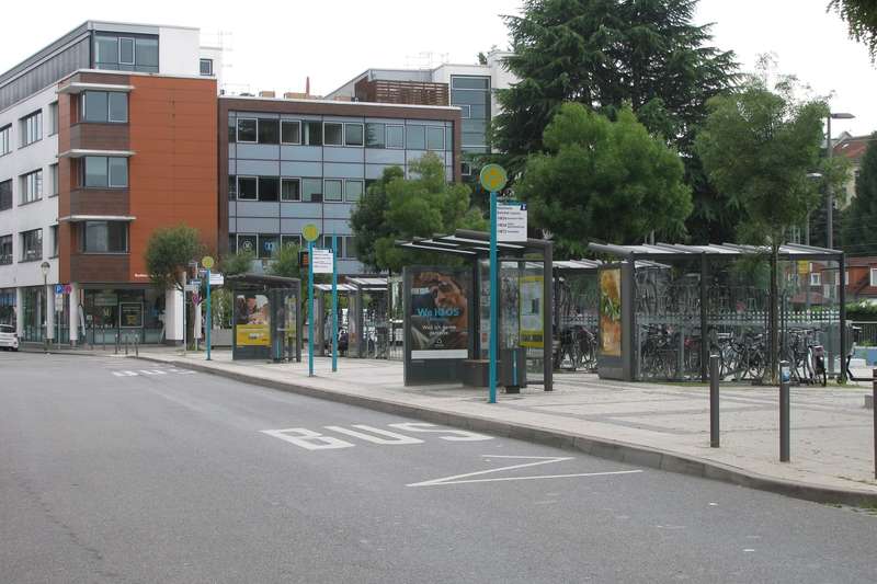 Bahnhof Empfangsgebäude in Frankfurt-Rödelheim