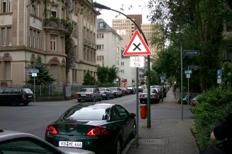 Lessingstraße im Frankfurter Westend - Gründerzeit-Wohnstraße